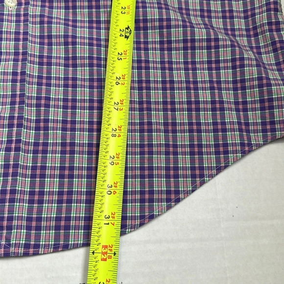 Ralph Lauren Men’s Size Medium Classic Fit Purple Short Sleeve Button Down - Picture 8 of 8